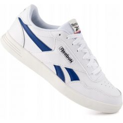 Męskie buty sportowe Reebok Court Advance. Białe buty sportowe na co dzień męskie Reebok, bez zapięcia. Za 229.00 zł.