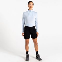 Melodyjne Szorty Damskie. Czarne szorty damskie Dare 2b, bez wzorów, z elastanu, sportowe. W wyprzedaży za 229.99 zł.