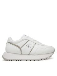 Calvin Klein Jeans Sneakersy V3A9-82033-1355X M Biały. Białe buty sportowe dziewczęce Calvin Klein Jeans, z jeansu. Za 229.99 zł.