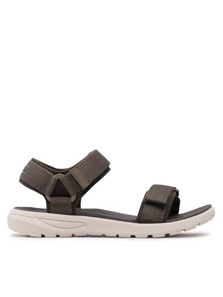 CRUZ Sandały Ruffalo W Sandal CR222446 Szary. Szare sandały damskie CRUZ, bez wzorów, z materiału, bez obcasa, na płaskiej podeszwie. Za 136.99 zł.