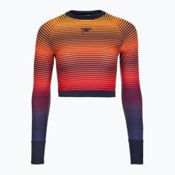 Longsleeve do pływania damski Speedo Placement Wrap Back Top. Białe topy sportowe damskie Speedo, xl, bez wzorów, bez ramiączek. Za 109.99 zł.