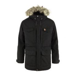 Kurtka zimowa męska Fjallraven Nuuk Parka. Czarne kurtki męskie Fjällräven, na zimę, m, bez wzorów. W wyprzedaży za 2,086.60 zł.