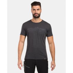 T-shirt da uomo in lana MERINO Kilpi SLOPER-M. Szare t-shirty męskie Kilpi, m, bez wzorów, bez kołnierzyka. Za 215.49 zł.