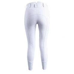 Damskie spodnie jeździeckie o pełnej przyczepności USG Liv. Białe spodnie materiałowe damskie USG, bez wzorów, z elastanu, eleganckie. Za 348.00 zł.