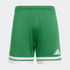 Spodenki piłkarskie ADIDAS Squadra 25. Zielone szorty damskie Adidas, bez wzorów, eleganckie. Za 69.99 zł.