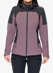 Kurtka softshell damska CMP Larisa. Czerwone kurtki damskie CMP, m, bez wzorów, z materiału, bez kaptura. Za 329.99 zł.