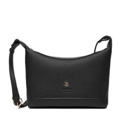 Torebka Beverly Hills Polo Club. Czarne torebki klasyczne damskie Beverly Hills Polo Club, bez wzorów, bez dodatków. Za 199.99 zł.