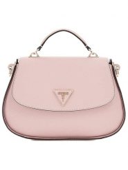 Guess Torebka w kolorze jasnoróżowym - 27 x 18 x 5 cm rozmiar: onesize. Różowe torebki klasyczne damskie Guess, z aplikacjami, z materiału, bez dodatków. Za 483.17 zł.