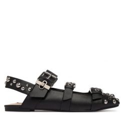 Baleriny Liu Jo. Czarne baleriny damskie Liu Jo, bez wzorów, bez obcasa. Za 729.99 zł.