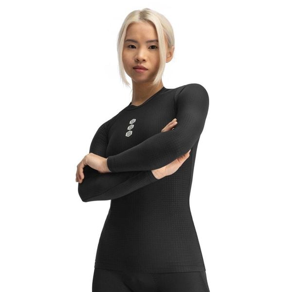 Damska termoaktywna rowerowa podkoszulka potówka gravel Kolarstwo Siroko Clotte. Czarne bielizna termoaktywna damska SIROKO, s, bez wzorów, z materiału. Za 168.00 zł.