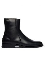 HUGO Botki Thorton 50568870 Czarny. Czarne buty zimowe męskie Hugo, ze skóry, bez zapięcia. Za 1,149.00 zł.