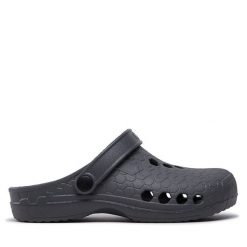 Klapki Dry Walker. Szare klapki damskie Dry Walker, bez wzorów, bez obcasa. Za 19.99 zł.