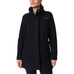 Płaszcz Polarowy Damski Columbia Panorama Long Jacket. Czarne płaszcze damskie Columbia, xs, bez wzorów, z polaru, sportowe. Za 436.99 zł.