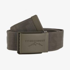 Pasek Swedemount Stretch Belt. Zielone paski męskie SWEDEMOUNT, bez wzorów, z materiału. Za 59.99 zł.