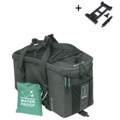 BASIL Discovery 365D MIK torba na bagażnik 9L czarna. Czarne torebki klasyczne damskie BASIL, bez wzorów, bez dodatków. Za 332.95 zł.