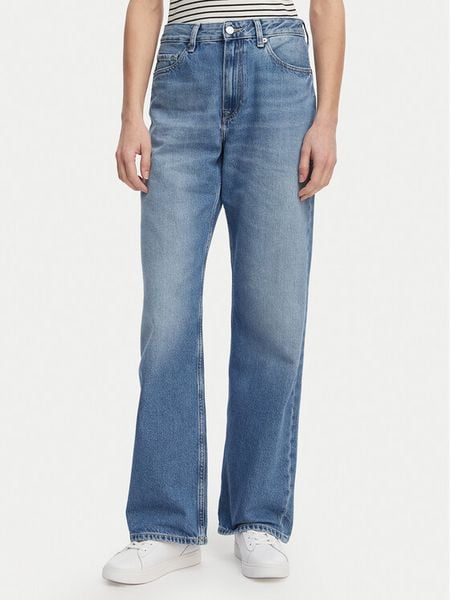 Tommy Hilfiger Jeansy WW0WW50621 Niebieski Loose Fit. Niebieskie jeansy damskie Tommy Hilfiger. Za 529.99 zł.
