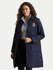 LAUREN RALPH LAUREN Kurtka przejściowa Crested 3/4 Quilt 297P18059004 Granatowy Regular Fit. Niebieskie kurtki damskie Lauren Ralph Lauren, xl, bez wzorów, z syntetyku, bez kaptura. Za 1,799.00 zł.