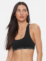 Calvin Klein Underwear Biustonosz top Racerback Bralette 000QF7317E Czarny. Czarne biustonosze Calvin Klein Underwear, xs, bez wzorów, z wiskozy, bez kołnierzyka. Za 189.99 zł.
