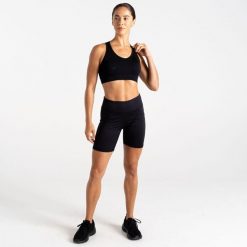 Krótkie spodenki damskie upbeat. Czarne szorty damskie Dare 2b, bez wzorów, sportowe. Za 199.99 zł.