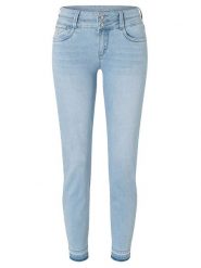 Timezone Dżinsy "Enya" - Slim fit - w kolorze błękitnym rozmiar: W32. Niebieskie jeansy damskie Timezone. Za 122.96 zł.