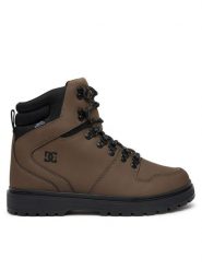DC Shoes Trapery Peary Tr ADYB700045-DCC Brązowy. Brązowe buty zimowe męskie DC Shoes, ze skóry, bez zapięcia. Za 529.99 zł.