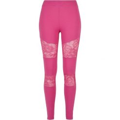 Legginsy damskie Urban Classics Laces Inset. Fioletowe legginsy damskie Urban Classics, l, bez wzorów. Za 168.00 zł.