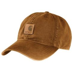 Czapka z daszkiem Carhartt Odessa Cap. Brązowe czapki męskie Carhartt, bez wzorów. Za 91.00 zł.