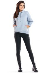 Szara Oversizowa Bluza z Kapturem. Szare bluzy z kapturem damskie Infinite You, l, z bawełny. Za 194.90 zł.
