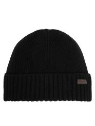 Barbour Czapka MHA0449BK11 Czarny. Czarne czapki zimowe damskie Barbour, z wełny. Za 244.99 zł.