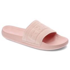 Różowe Klapki Big Star Wodoodporne Buty Damskie. Czerwone klapki damskie Big Star, bez wzorów, ze skóry, bez obcasa. Za 81.99 zł.