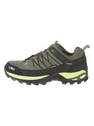 Cmp Skórzane buty trekkingowe "Rigel Low" w kolorze oliwkowo-czarno-żółtym rozmiar: 43. Brązowe buty trekkingowe męskie CMP, z materiału, bez zapięcia, outdoorowe. Za 146.28 zł.