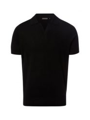 Finshley & Harding koszulka polo z dzianiny Mężczyźni Bawełna czarny, XL. Czarne koszulki polo męskie Finshley & Harding, m, bez wzorów, z bawełny, bez ramiączek. Za 149.95 zł.