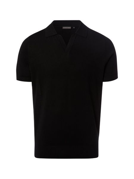 Finshley & Harding koszulka polo z dzianiny Mężczyźni Bawełna czarny, XL. Czarne koszulki polo męskie Finshley & Harding, m, bez wzorów, z bawełny, bez ramiączek. Za 149.95 zł.