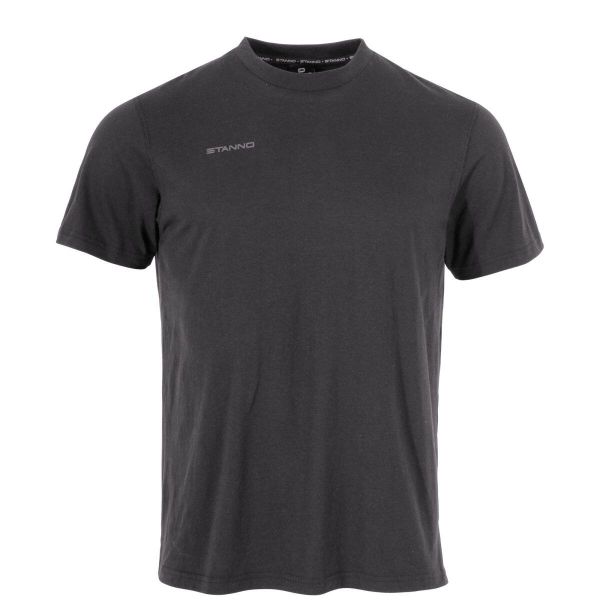 Koszulka Stanno Base. Czarne t-shirty damskie STANNO, s, bez wzorów, z bawełny, bez kołnierzyka. Za 150.50 zł.