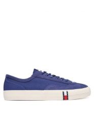 Tommy Hilfiger Tenisówki Archive Vulc Y2K EM0EM01760 Niebieski. Niebieskie trampki i tenisówki męskie Tommy Hilfiger, bez wzorów, z materiału, bez zapięcia. Za 369.99 zł.
