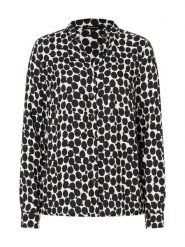 More & More Bluzka w kolorze biało-czarnym rozmiar: 42. Białe bluzki damskie MORE & MORE, bez wzorów, bez kołnierzyka, bez ramiączek. Za 117.45 zł.