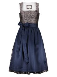 Turi Landhaus Sukienka "Katarina" w kolorze granatowym rozmiar: 34. Niebieskie sukienki damskie Turi Landhaus, na imprezę, bez wzorów, bez kołnierzyka, bez ramiączek. Za 356.61 zł.