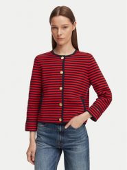 Tommy Hilfiger Kardigan WW0WW50088 Kolorowy Regular Fit. Kardigany damskie Tommy Hilfiger, l, bez wzorów, z bawełny. Za 699.99 zł.
