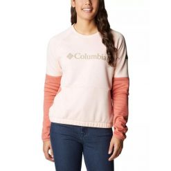 Bluza dresowa turystyczna damska Columbia Windgates Crew. Czerwone bluzy bez kaptura damskie Columbia, l, z dresówki. W wyprzedaży za 279.00 zł.