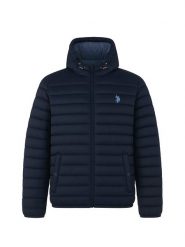 U.S. Polo Assn. Kurtka pikowana w kolorze granatowym rozmiar: S. Niebieskie kurtki męskie U.S. Polo Assn., s, bez wzorów, bez kaptura. Za 218.45 zł.