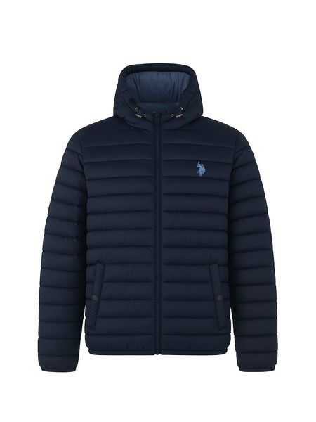 U.S. Polo Assn. Kurtka pikowana w kolorze granatowym rozmiar: 3XL. Niebieskie kurtki męskie U.S. Polo Assn., s, bez wzorów, bez kaptura. Za 231.68 zł.