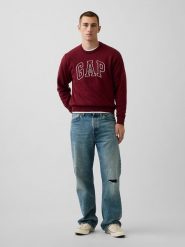GAP Bluza w kolorze brązowoczerwonym rozmiar: XS. Brązowe bluzy bez kaptura męskie GAP, xs, z bawełny. Za 164.95 zł.