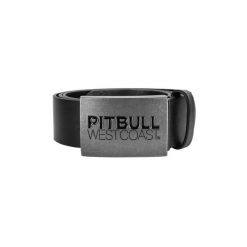 Pasek męski Pitbull skórzany TNT. Czarne paski męskie PITBULL, bez wzorów, sportowe. Za 99.99 zł.