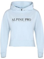 Alpine Pro Bluza "Jefewa" w kolorze błękitnym rozmiar: L. Niebieskie bluzy z kapturem damskie Alpine Pro, l, z bawełny. Za 152.62 zł.