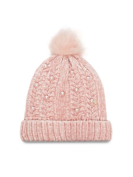 Guess Czapka J3BZ05 Z39H0 Różowy. Czerwone czapki dziecięce Guess, na zimę, z aplikacjami, z materiału. Za 79.99 zł.