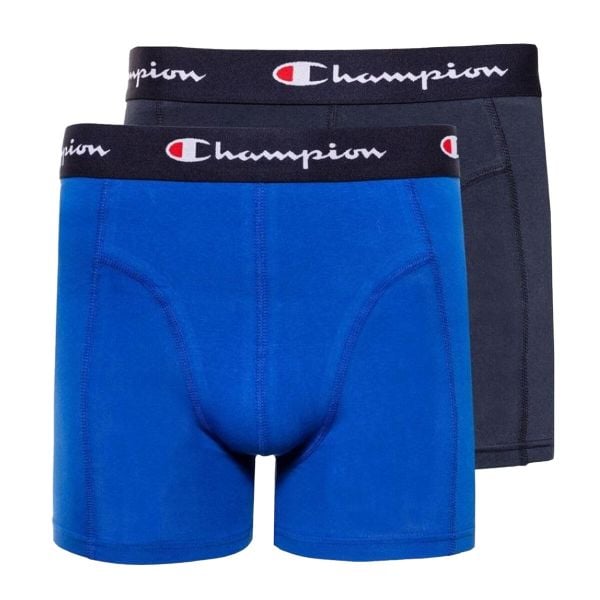 Bokserki Męskie (zestaw 2 Sztuk). Czarne bokserki męskie CHAMPION, bez wzorów. Za 108.99 zł.