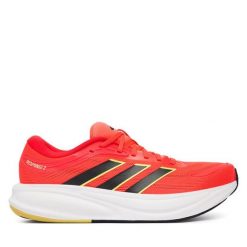 Buty do biegania adidas. Czerwone obuwie do biegania damskie Adidas. Za 299.99 zł.