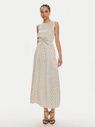 Bruuns Bazaar Sukienka codzienna Karola BBW3944 Écru Regular Fit. Sukienki damskie Bruuns Bazaar, na co dzień, bez wzorów, z syntetyku, bez kołnierzyka, bez ramiączek, proste. Za 309.99 zł.