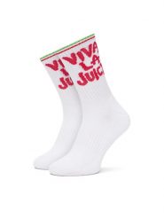 Juicy Couture Skarpety długie Viva JCAXS125718 Biały. Białe skarpetki damskie Juicy Couture, bez wzorów, z bawełny. Za 39.99 zł.