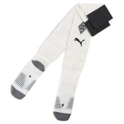 Męskie skarpety Borussia Mönchengladbach 25/26 PUMA Warm White Black. Białe skarpetki męskie Puma, bez wzorów. Za 89.00 zł.